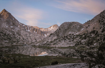 Scenic view of lake