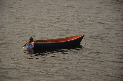 Man in boat