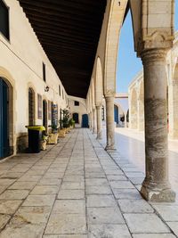 Corridor of building