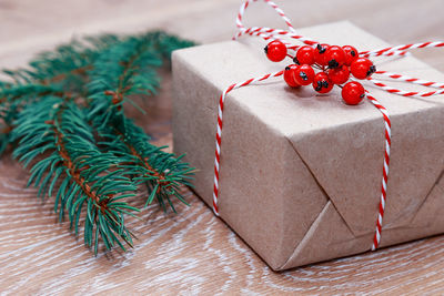 Close-up of christmas tree