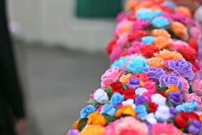 Close-up of multi colored candies for sale