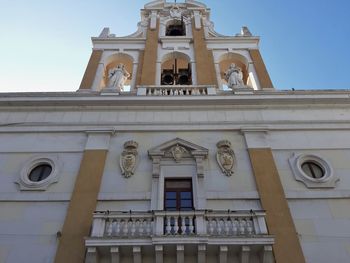 Low angle view of building against sky