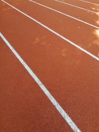 Full frame shot of zebra crossing