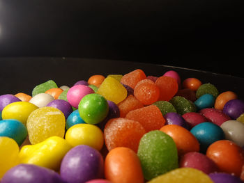 Close-up of multi colored candies