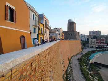 Panoramic view of city against sky