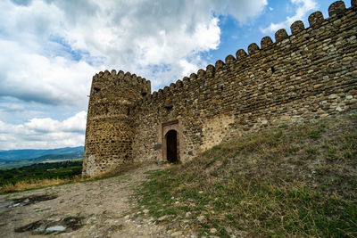 Famous chailuri castle on the kakhetian highway from tbilisi to telavi