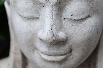 Close-up of statue of buddha