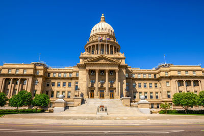 Low angle view of historical building