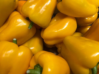 Full frame shot of yellow bell pepper