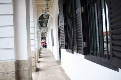 Corridor of building