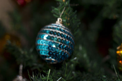 Close-up of christmas decoration