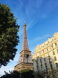 Low angle view of historical building against sky