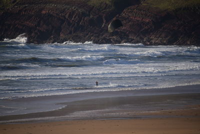 Scenic view of beach
