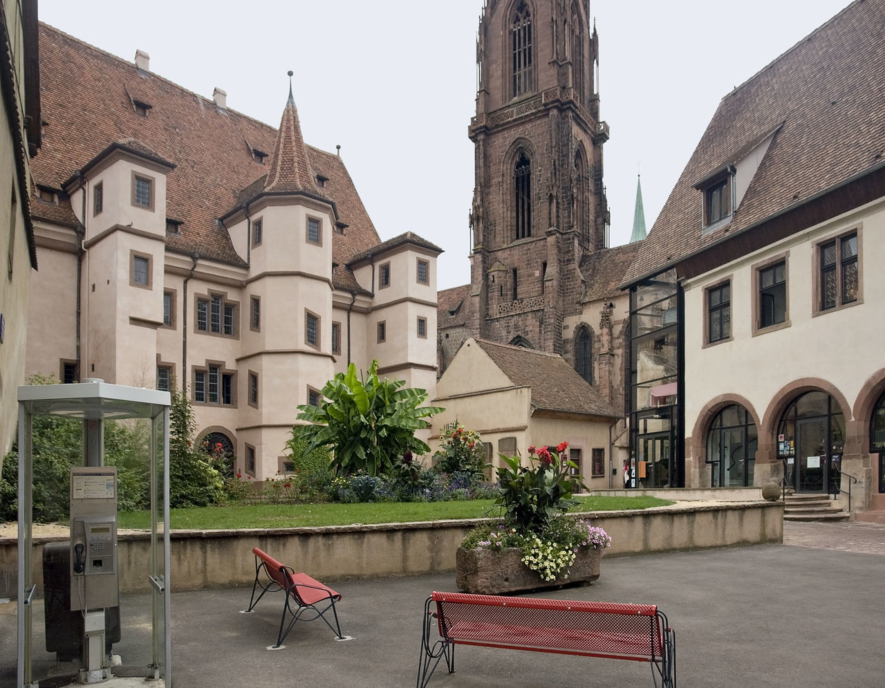 POTTED PLANTS OUTSIDE BUILDING