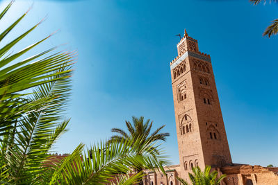 View of koutoubia mosque against sky - marrakech, morocco - travel destinations