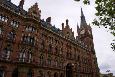 Low angle view of historical building against sky