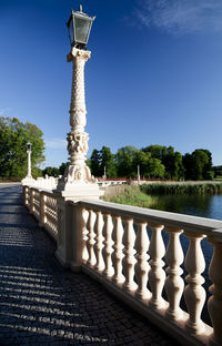 View of sculpture against clear sky