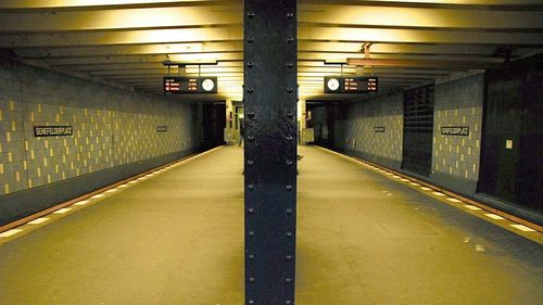 Underground subway station