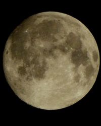 Low angle view of moon in sky