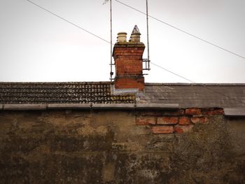 Low angle view of building against sky