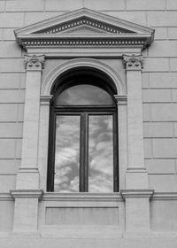 Low angle view of historic building against sky