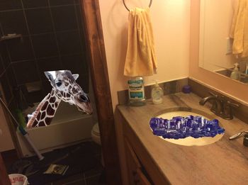 Clothes drying in a home