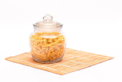 Close-up of food on table