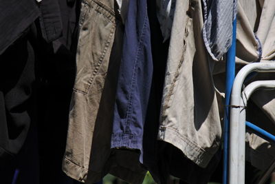 Rear view of woman standing in store