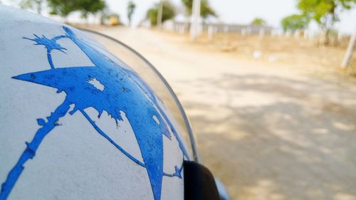 Close-up of blue beach