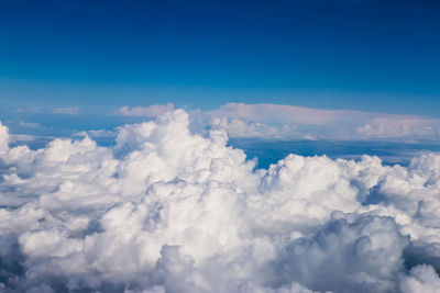 Low angle view of cloudy sky