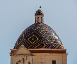 Low angle view of traditional building against sky