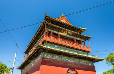 Low angle view of building against sky