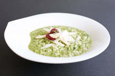 High angle view of salad in plate