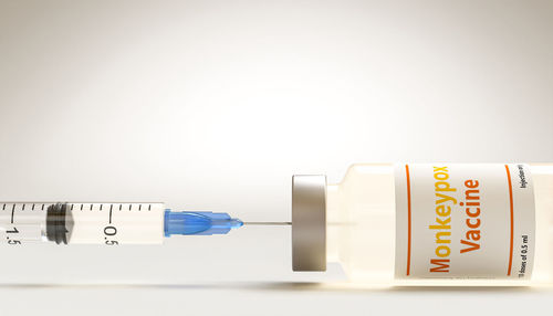 Close-up of pills against white background