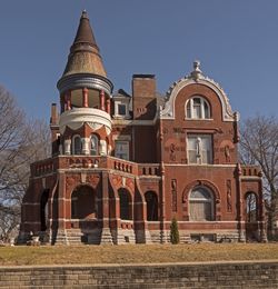 Low angle view of building against sky