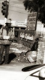 Man having food