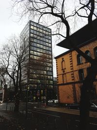 Low angle view of building against sky