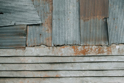 Full frame shot of wooden wall