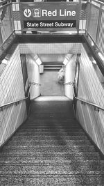 Staircase leading to building