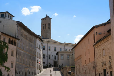 Historic center of the medieval town spoleto umbria italy