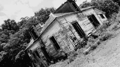Low angle view of building against sky