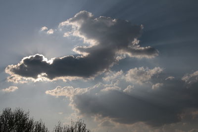 Low angle view of cloudscape