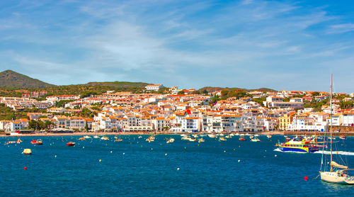  cadaques on the costa brava. the famous tourist city of spain. 