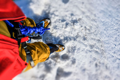 People in snow