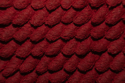 Full frame shot of red fabric