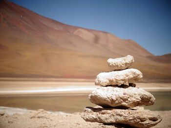 Rock formations in desert