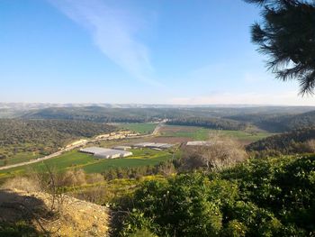 Scenic view of landscape against sky