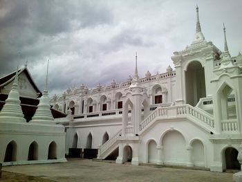 Built structure against cloudy sky