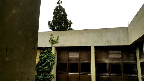 Low angle view of building against sky