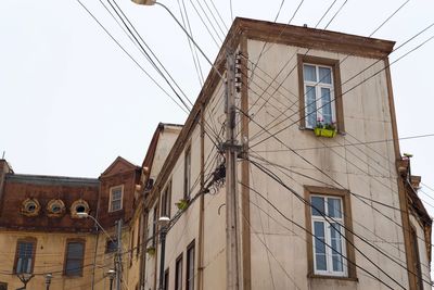 Low angle view of building against sky